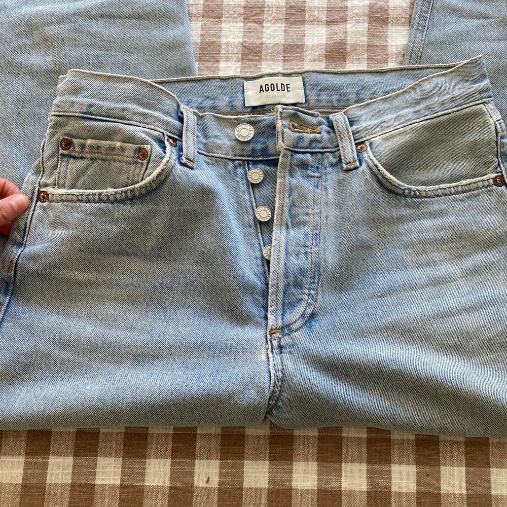 Agolde straight leg jeans
